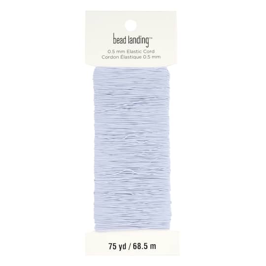 12 Pack: 0.5mm White Elastic Cord, 75yd. by Bead Landing™
